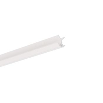 Preview: weißes LED Profil für Beleuchtung von Wandaußenkanten